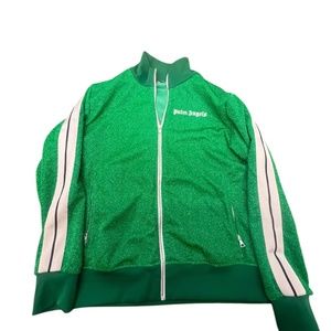 Men’s Palm Angels  Metallic Glitter Lurex  track Jacket